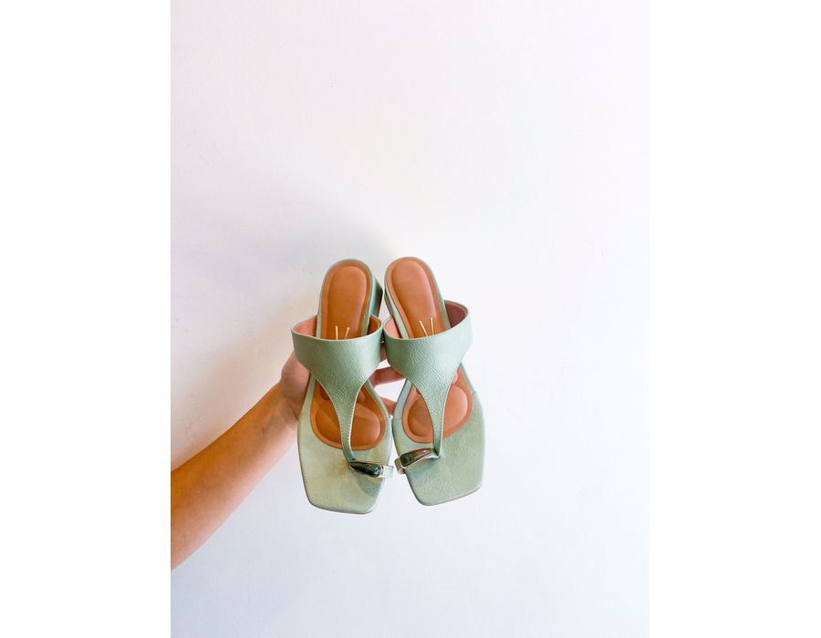 Tamanco Safira VERDE MENTA - 0008940037 - Morena Brasil Shoes