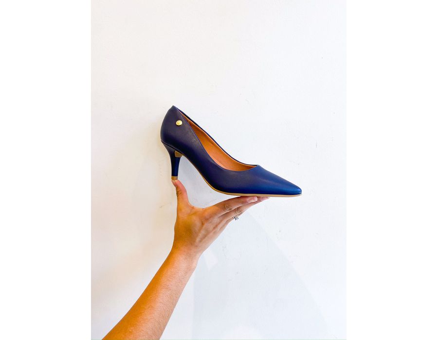 SCARPIN REGINA AZUL MARINHO - 0000080003 - Morena Brasil Shoes