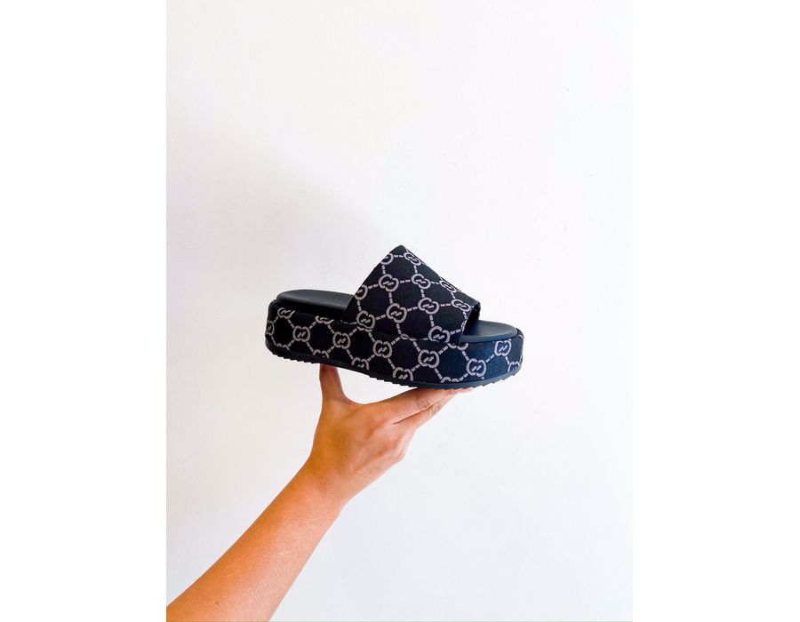 Flat Ariele PRETO,CINZA - 0007910091 - Morena Brasil Shoes