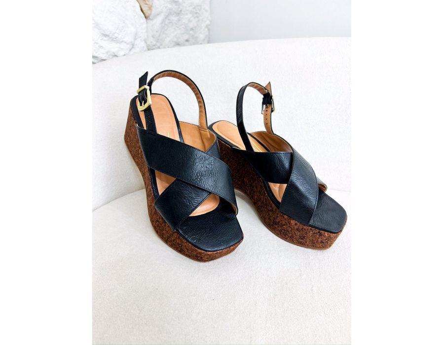Sandalia Tamara PRETO - 0008930001 - Morena Brasil Shoes