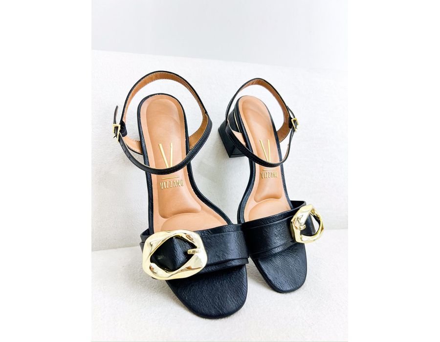 Sandalia Iolanda PRETO - 0009050001 - Morena Brasil Shoes
