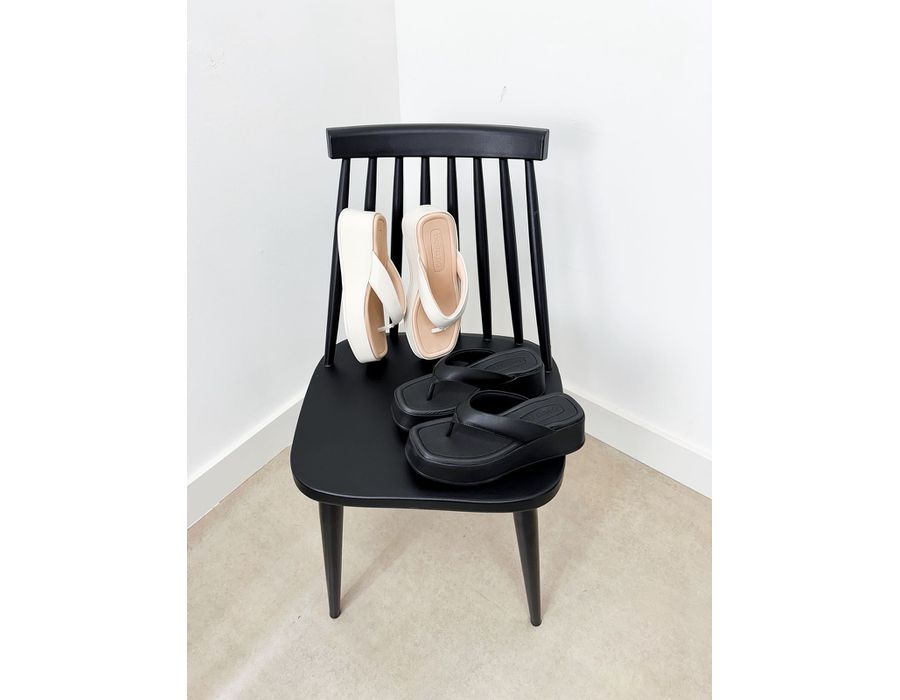 Flat Nicole OFF WHITE - 0004420002 - Morena Brasil Shoes