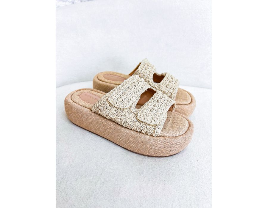 Flat Eloa OFF WHITE - 0007860002 - Morena Brasil Shoes