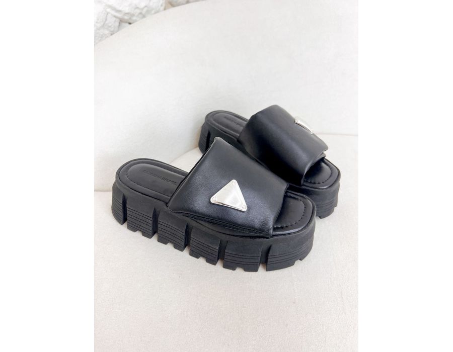 Flat Rihanna PRETO - 0007850001 - Morena Brasil Shoes