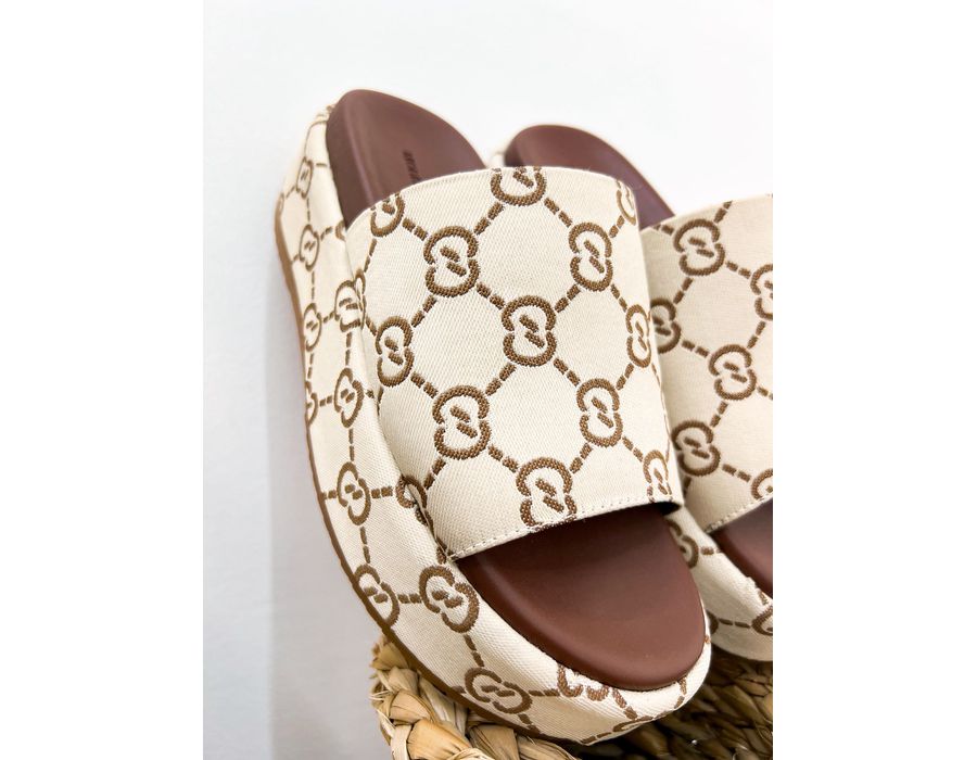Flat Ariele OFF,MARROM - 0007910052 - Morena Brasil Shoes