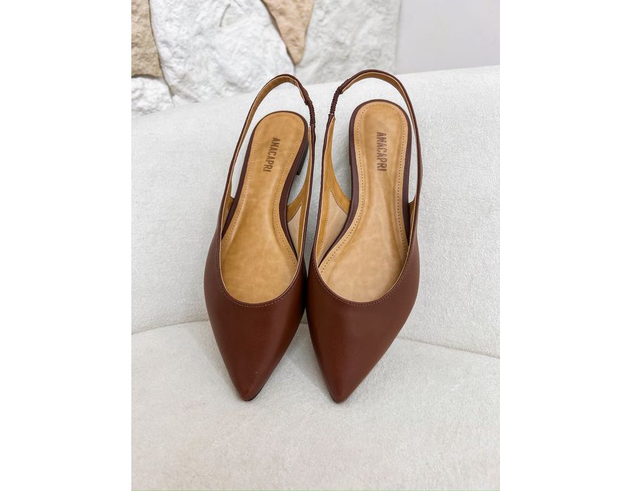 Sapatilha Samira MARROM - 0008870010 - Morena Brasil Shoes