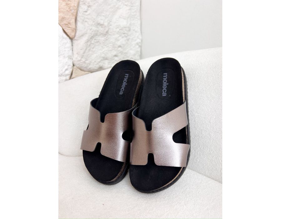 Flat Zana GRAFITE - 0005700036 - Morena Brasil Shoes