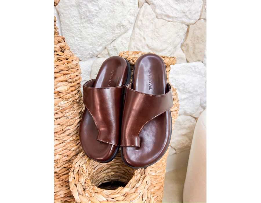 Flat Jady MARROM - 0008520010 - Morena Brasil Shoes