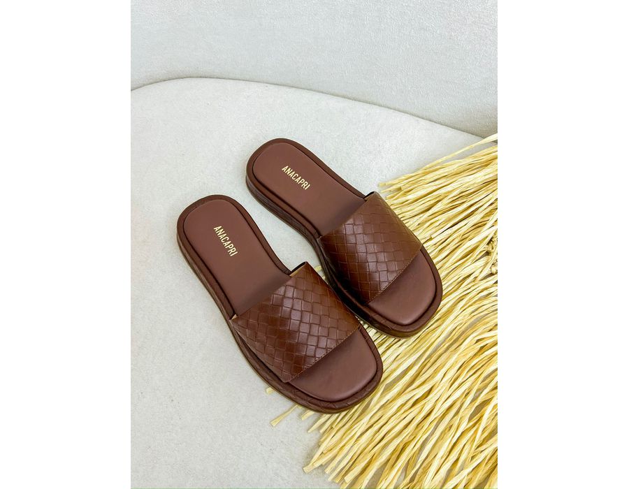 Flat Vicky MARROM - 0007780010 - Morena Brasil Shoes