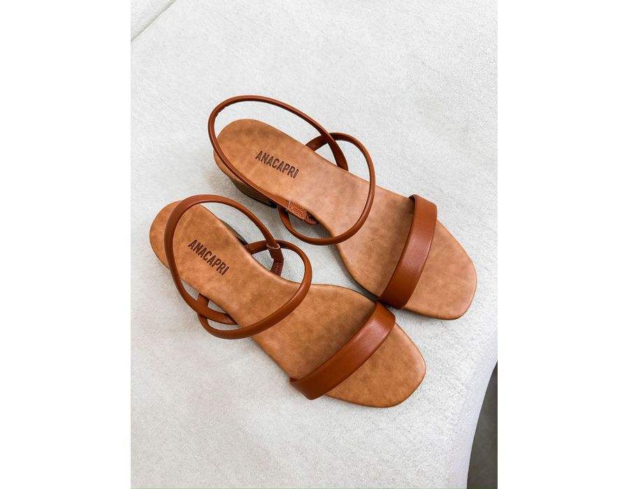 Sandalia Viviane MARROM - 0009080010 - Morena Brasil Shoes