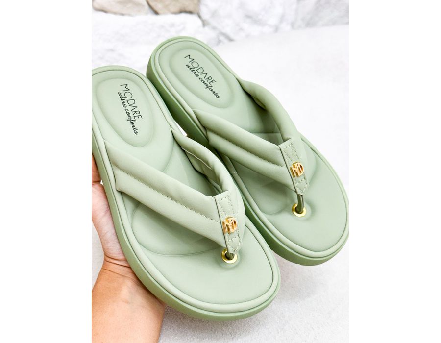 Flat Lilo VERDE MENTA - 0008830037 - Morena Brasil Shoes