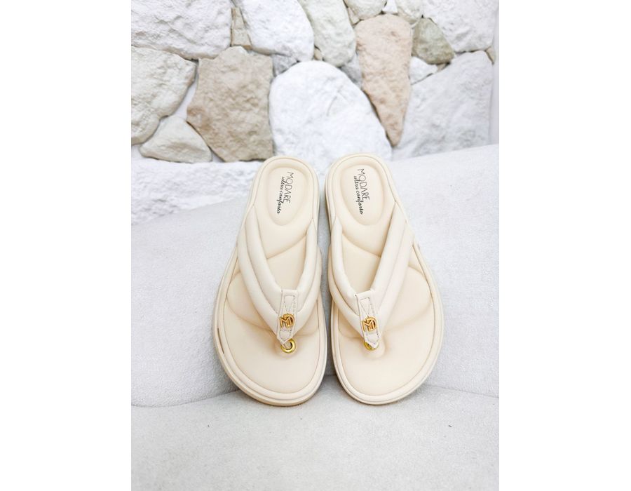 Flat Lilo OFF WHITE - 0008830002 - Morena Brasil Shoes