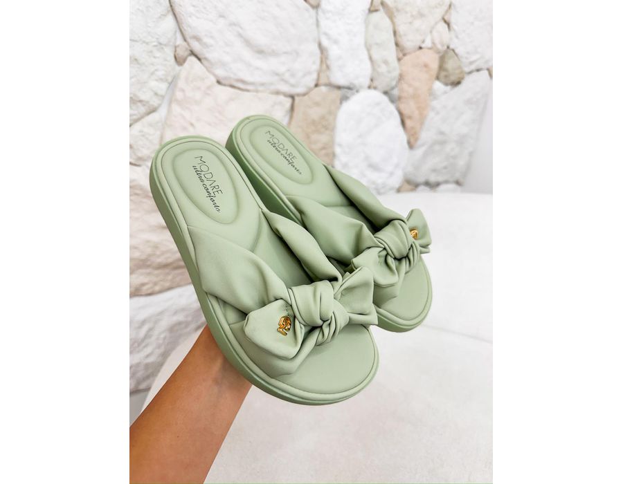 Flat Malu VERDE MENTA - 0007290037 - Morena Brasil Shoes