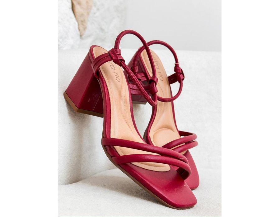 Sandalia Ingrid BORDO - 0000190101 - Morena Brasil Shoes