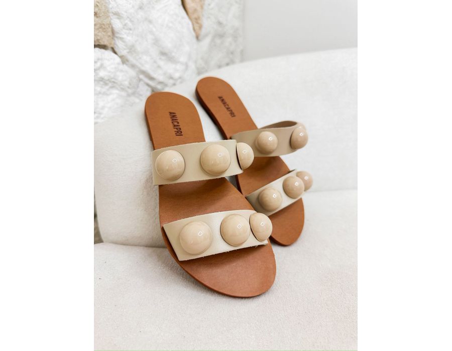 Rasteirinha Lana NUDE - 0007240025 - Morena Brasil Shoes