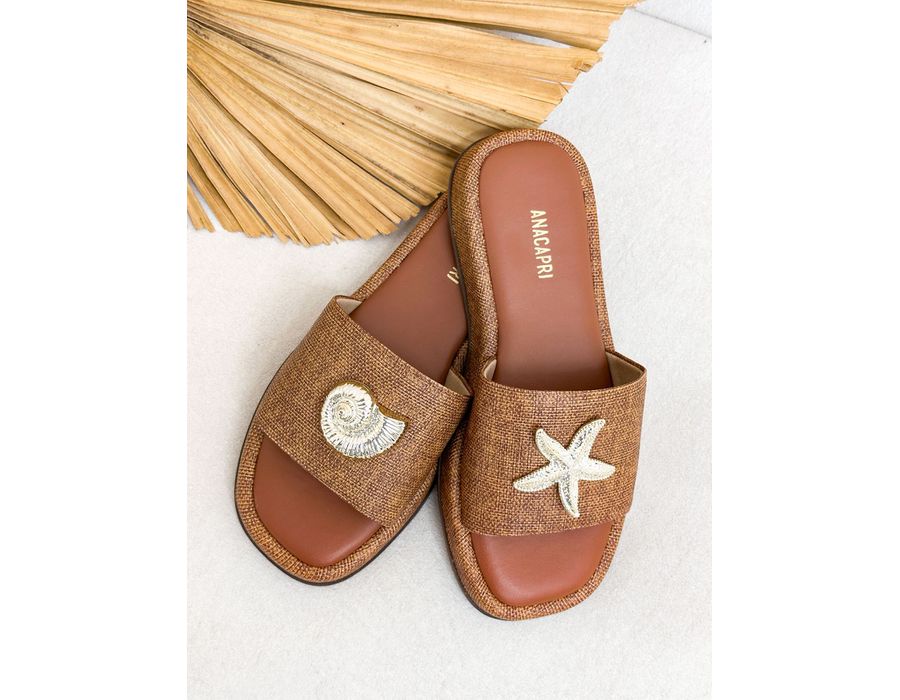Flat Iara CARAMELO - 0009250011 - Morena Brasil Shoes