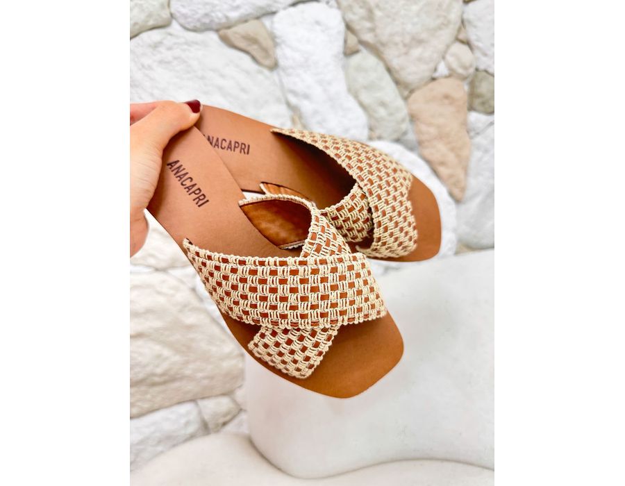 Rasteirinha Linda CARAMELO - 0009090011 - Morena Brasil Shoes