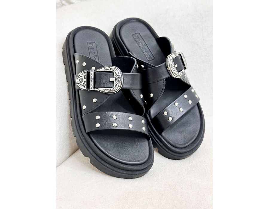 FLAT LIA PRETO - 0003650001 - Morena Brasil Shoes