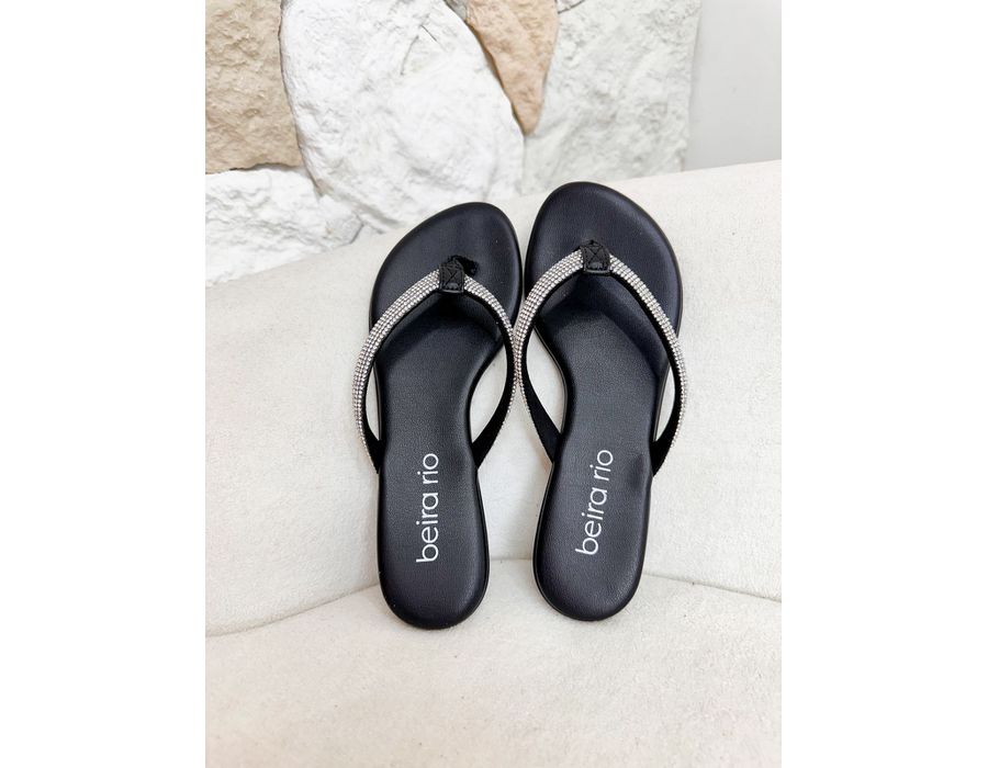 Rasteirinha Dany PRETO - 0009160001 - Morena Brasil Shoes