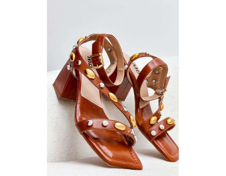 Sandalia Paola CARAMELO - 0009400011 - Morena Brasil Shoes