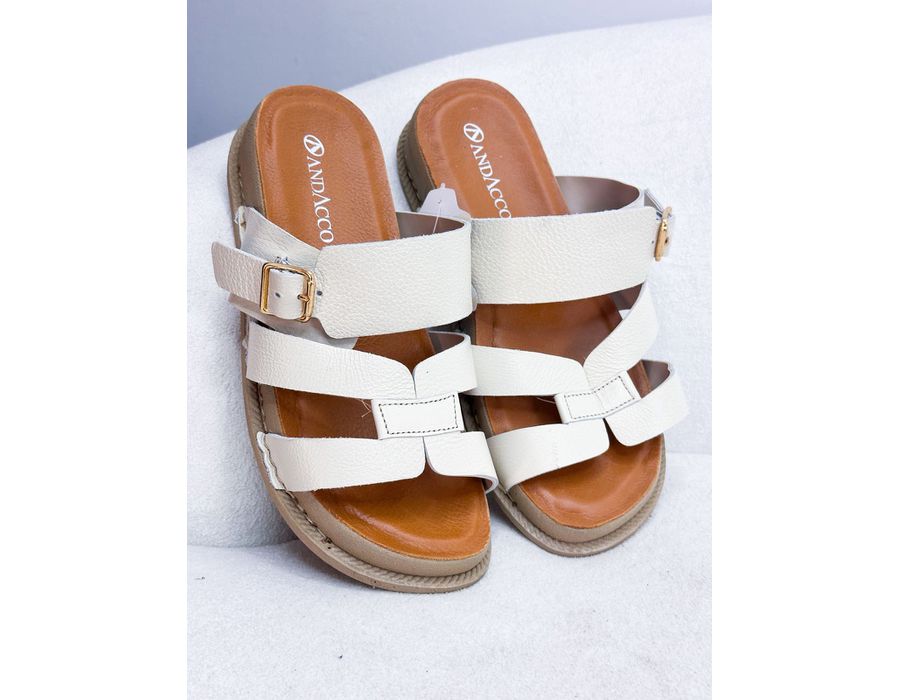 Flat Aiyra OFF WHITE - 0009710002 - Morena Brasil Shoes