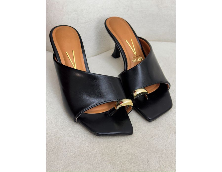 Tamanco Athena PRETO - 0007750001 - Morena Brasil Shoes