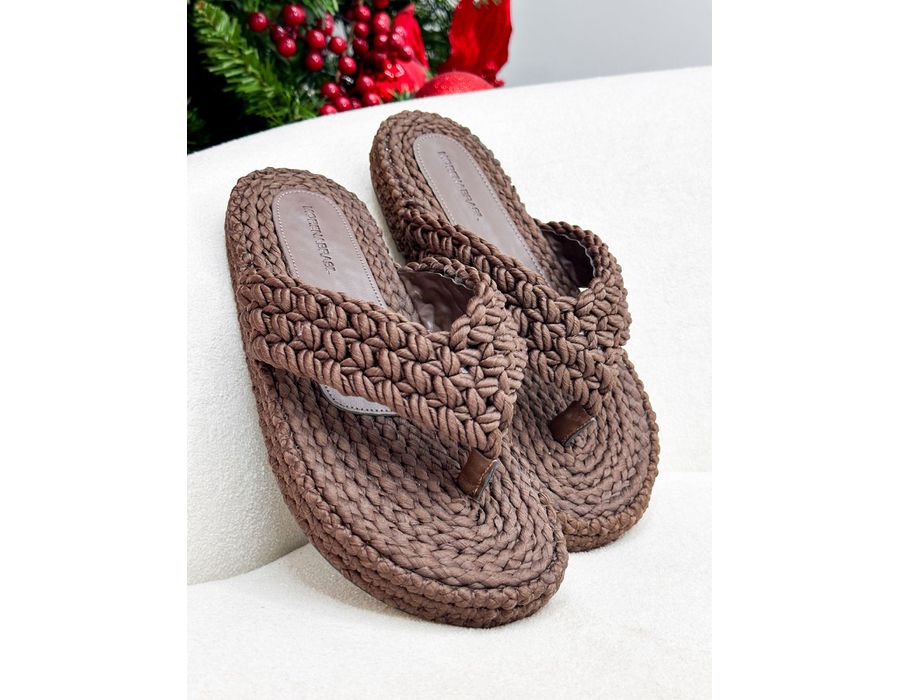 Flat Amy MARROM - 0009610010 - Morena Brasil Shoes