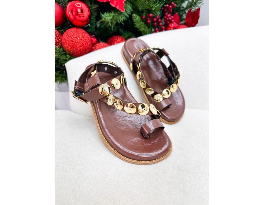 Papete Meg MARROM - 0009670010 - Morena Brasil Shoes