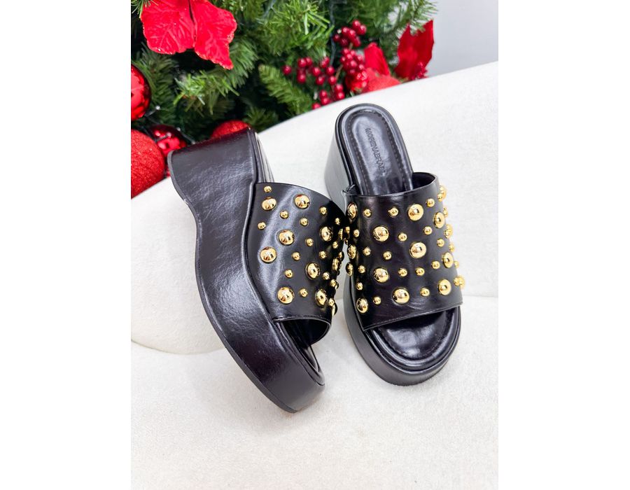 Tamanco Luma PRETO - 0009600001 - Morena Brasil Shoes