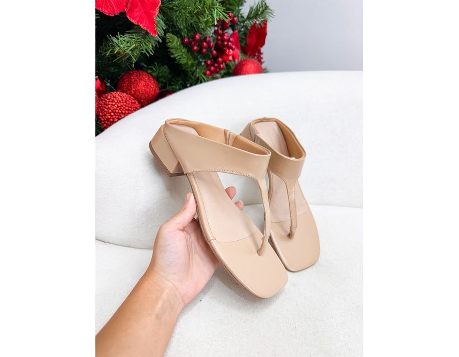 Tamanco Sakura BEGE - 0009580008 - Morena Brasil Shoes