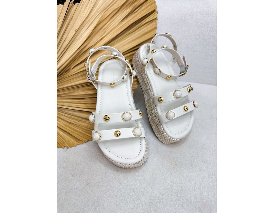 Papete Kaliany OFF WHITE - 0009660002 - Morena Brasil Shoes