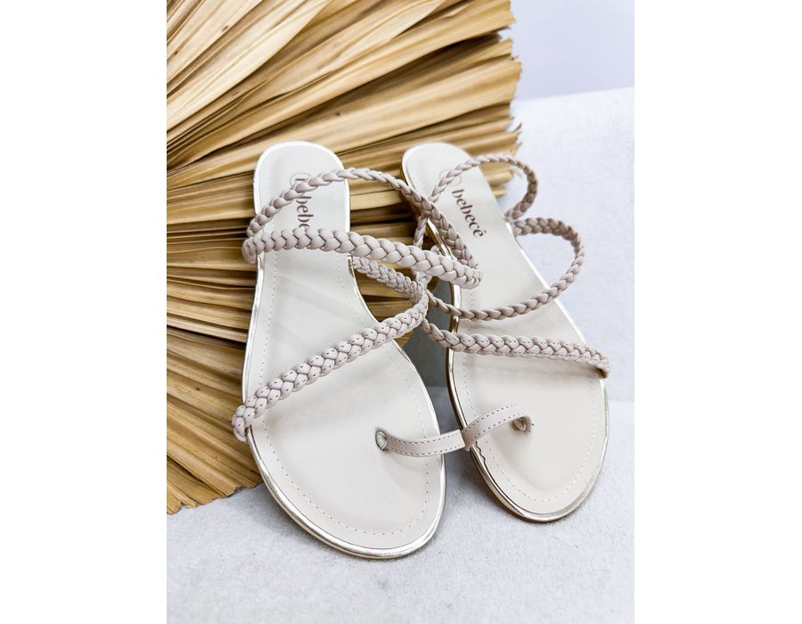 Rasteirinha Brendha OFF WHITE - 0009760002 - Morena Brasil Shoes