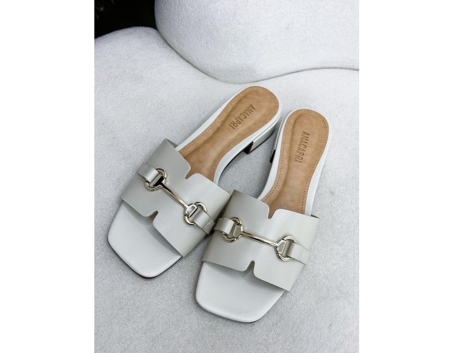 Tamanco Jane OFF WHITE - 0009810002 - Morena Brasil Shoes