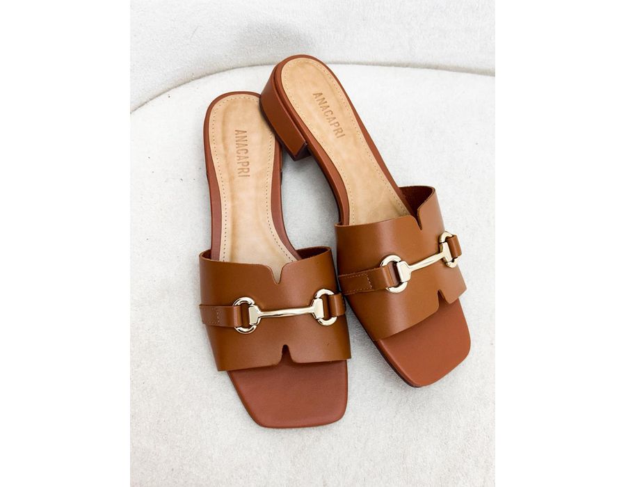 Tamanco Jane MARROM - 0009810010 - Morena Brasil Shoes
