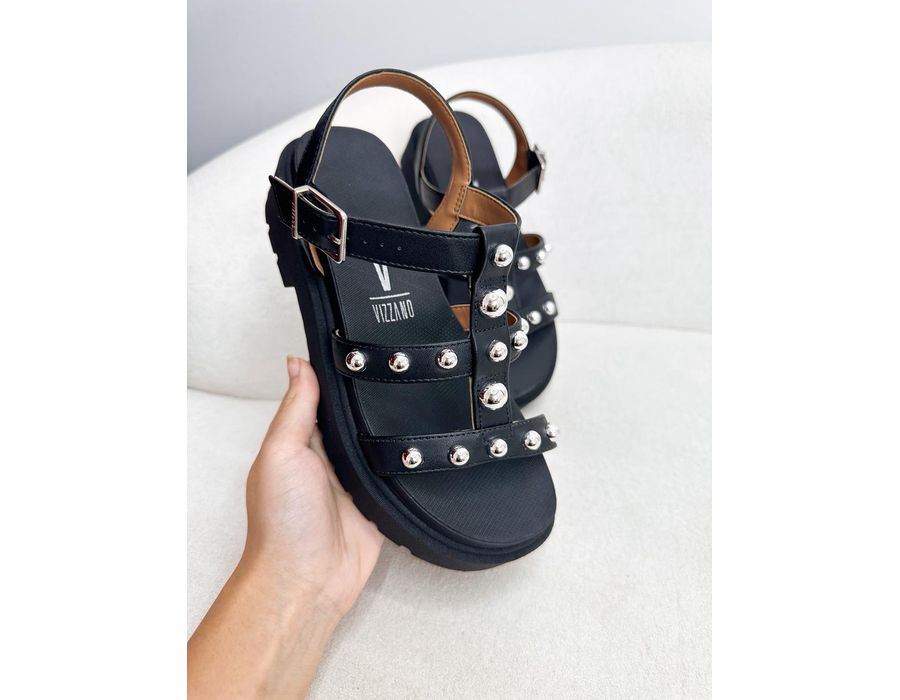 Papete Julia PRETO - 0009860001 - Morena Brasil Shoes
