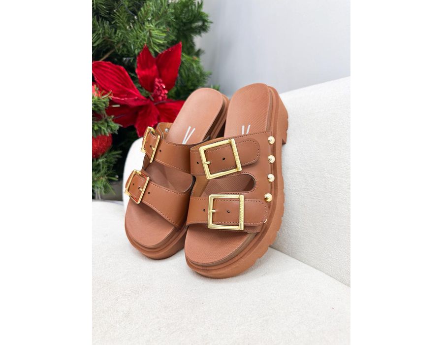 Flat Gal MARROM - 0009850010 - Morena Brasil Shoes