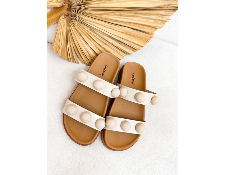 Flat Valentina OFF WHITE - 0009150002 - Morena Brasil Shoes