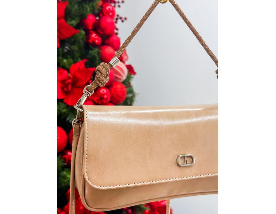 Bolsa Aretha BEGE - 0009290008 - Morena Brasil Shoes