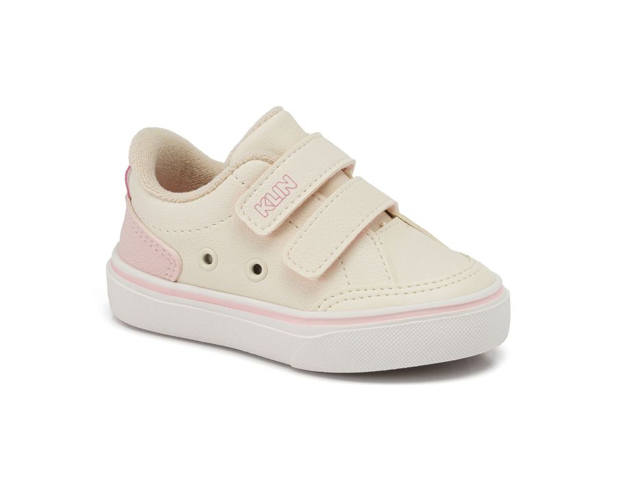 TENIS KLIN 259044 OFF WHITE/ROSA CLARO/ROSA ASTRAL