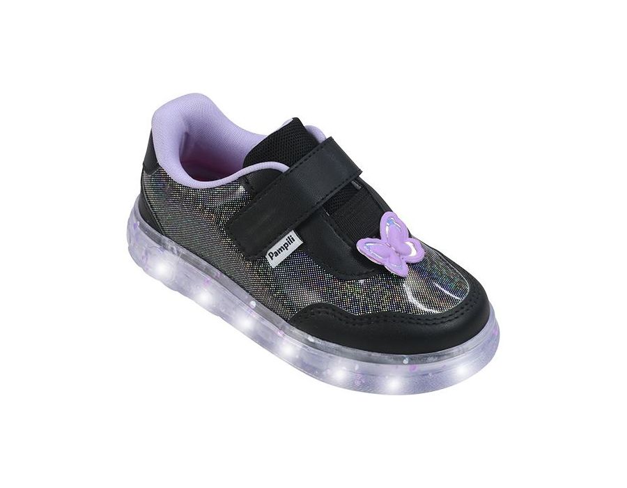 TENIS PAMPILI 483055 LED PRETO 