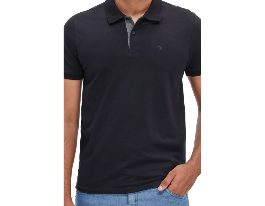 CAMISA POLO OGOCHI 7001001 ADULTO PRETO