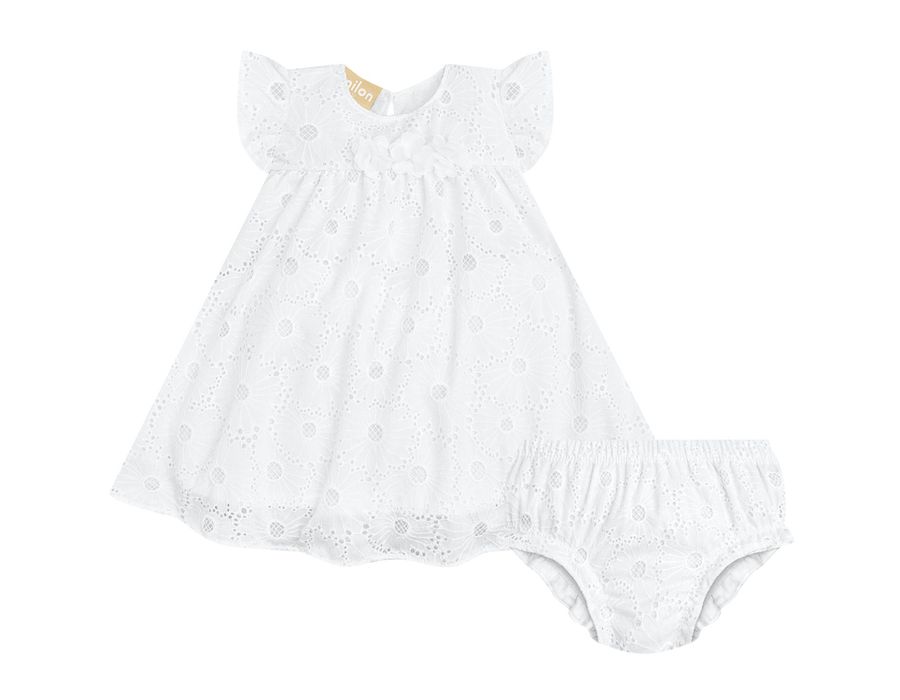VESTIDO MILON 2000624 CORES 3 AO 24 MESES
