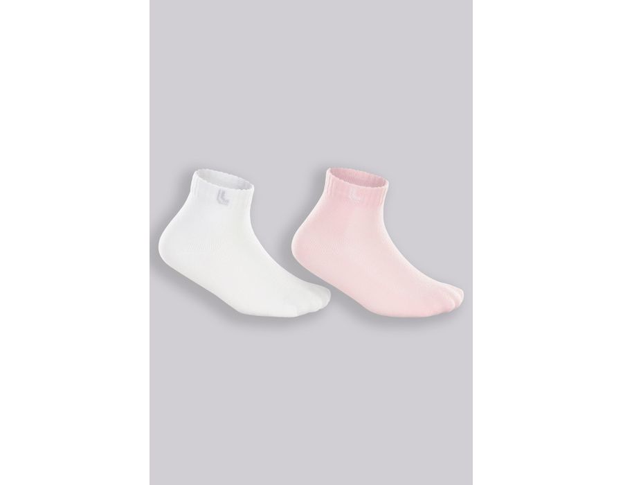 KIT C/2 MEIA LUPO 2025 BRANCO/ROSA