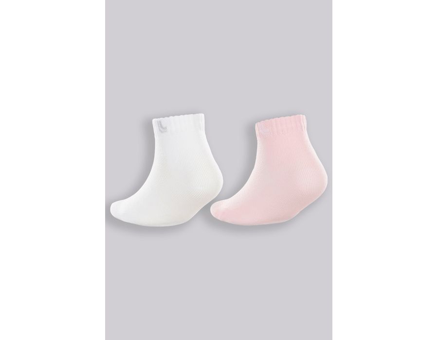 KIT C/2 MEIA LUPO 2025 BRANCO/ROSA