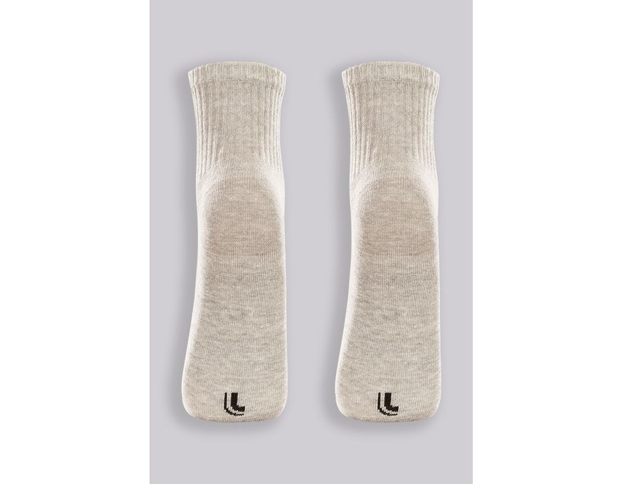 KIT C/2 MEIA LUPO 2727 CINZA