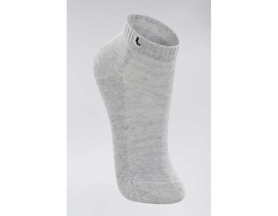 KIT C/3 MEIA LUPO 2725 BRANCA/CINZA/PRETO