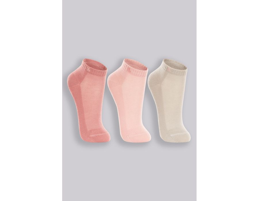 KIT C/3 MEIA LUPO 2725 ROSE/ROSA/CINZA