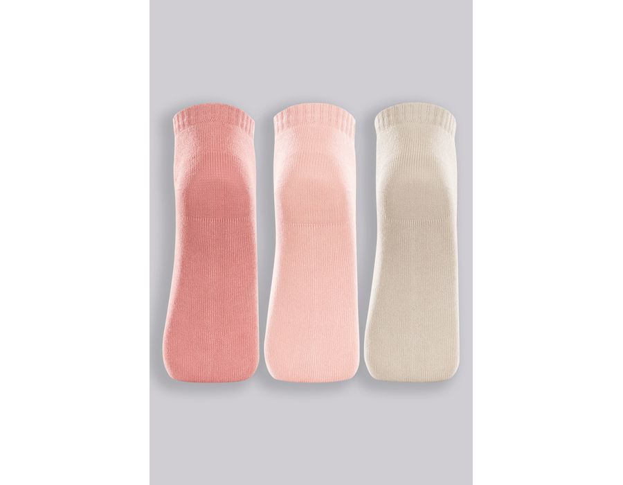 KIT C/3 MEIA LUPO 2725 ROSE/ROSA/CINZA