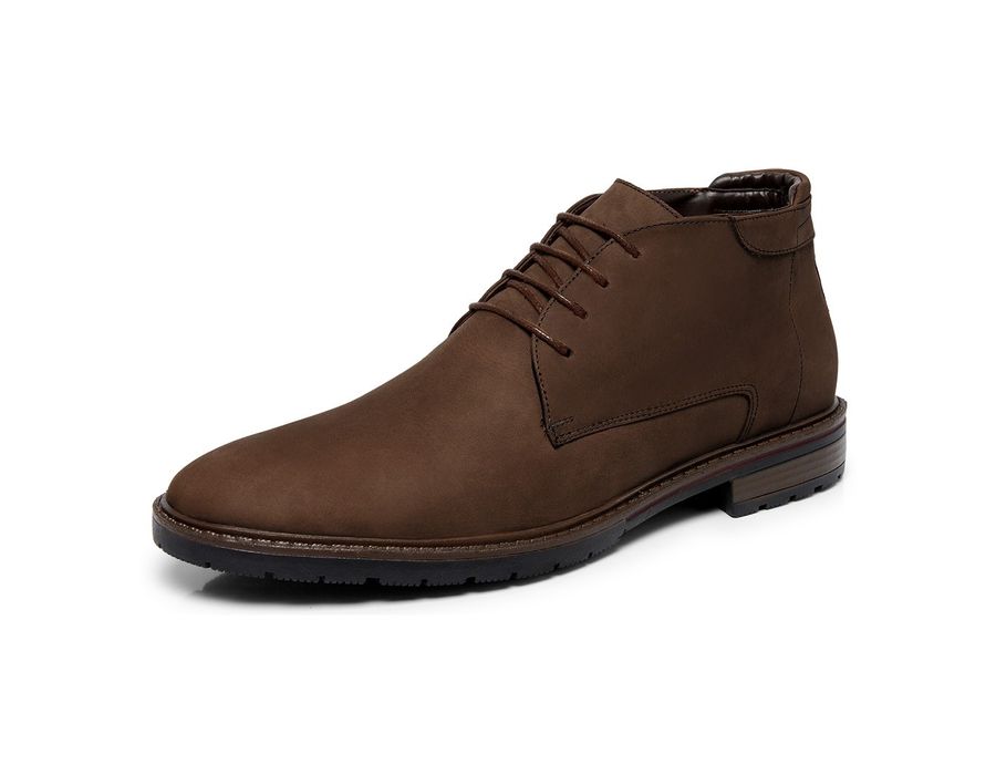 Bota Masculina Inglês Noruega Couro Legítimo Café | ROTA SHOES
