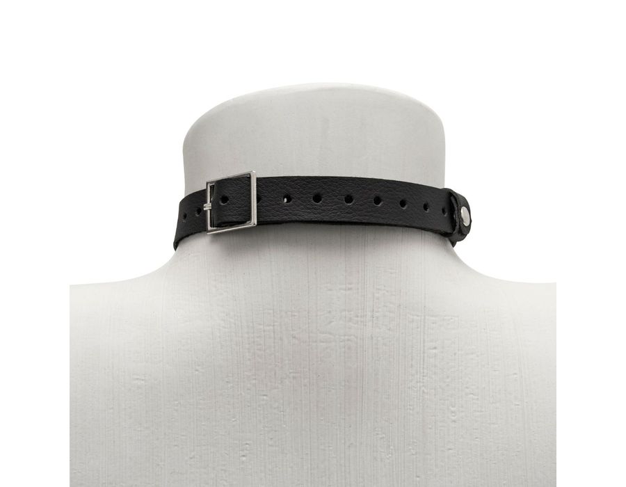 Choker Gargantilha com Pingente de Cruz Minimalista